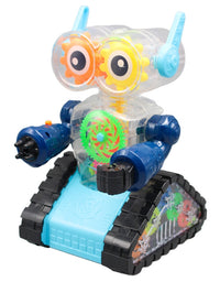 Electric Universal Gear Robot With Light And Sound
