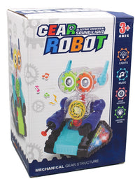 Electric Universal Gear Robot With Light And Sound
