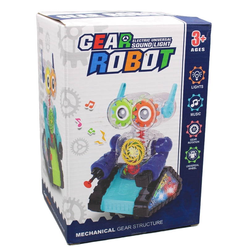 Electric Universal Gear Robot With Light And Sound