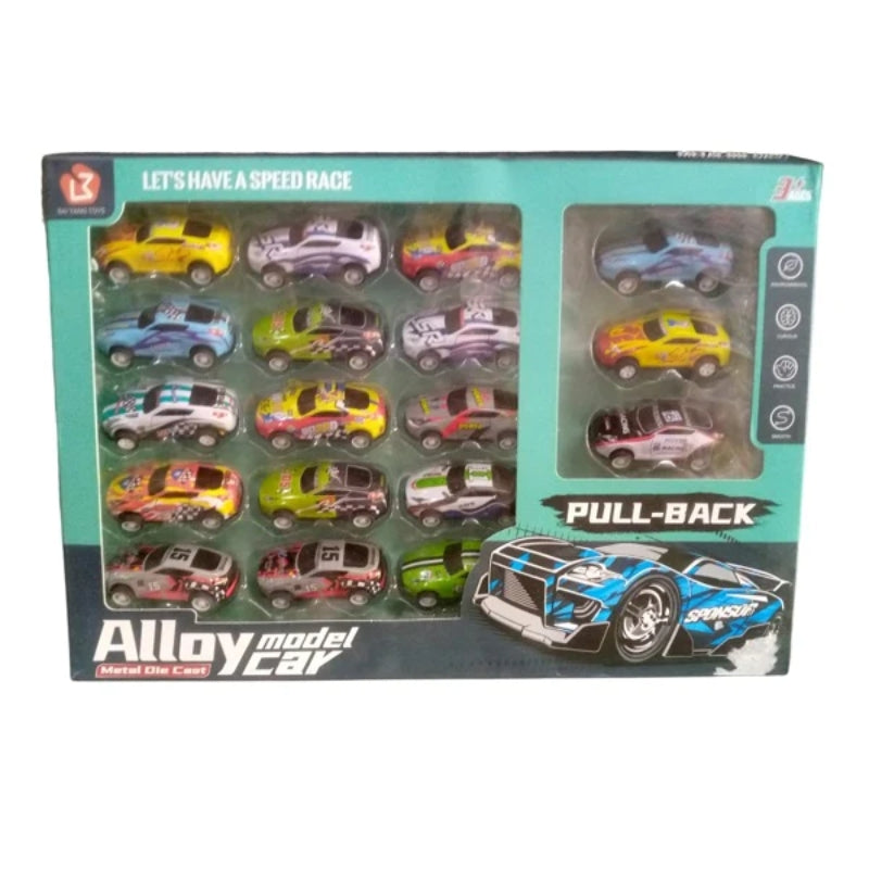 Diecast Alloy Model Car Pack Of 18