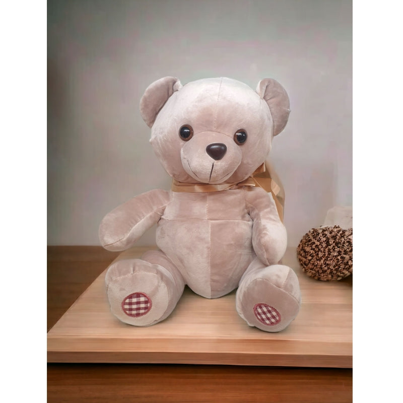 Cute Bear With Bow Plush Toy