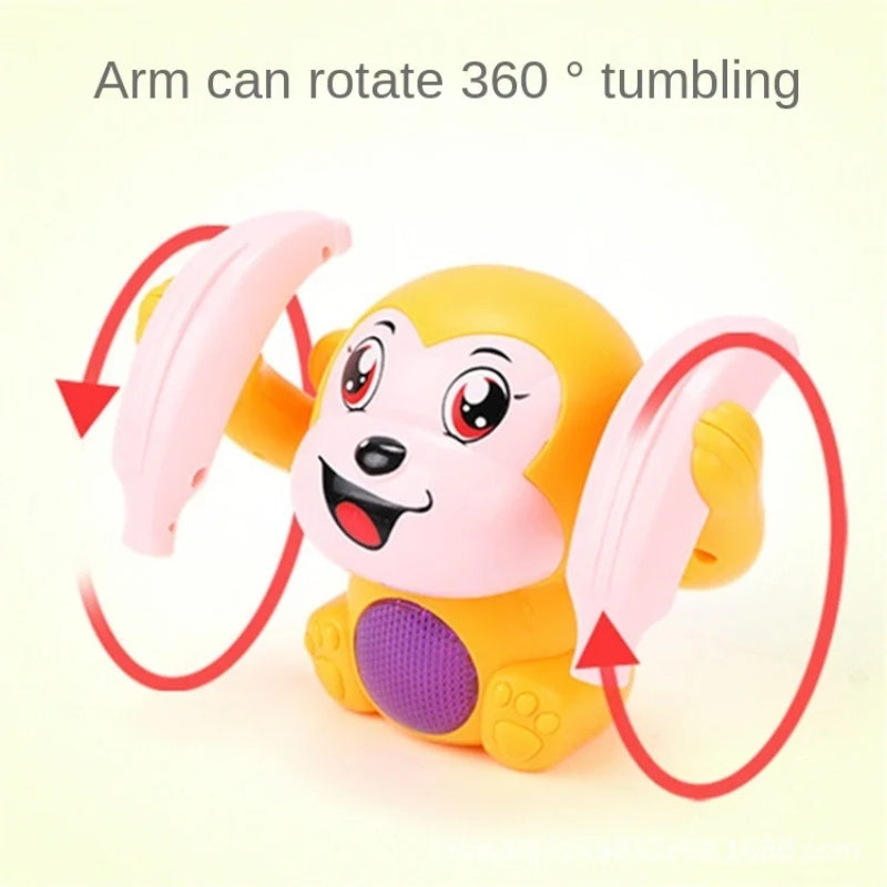 Electric Arm Spinning And Dancing Monkey Toy