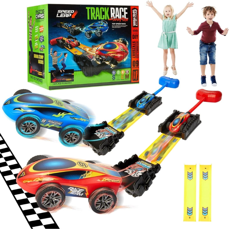 2 In 1 Racing Car Rocket Launcher Toys For Kids