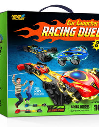 2 In 1 Racing Car Rocket Launcher Toys For Kids
