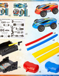 2 In 1 Racing Car Rocket Launcher Toys For Kids
