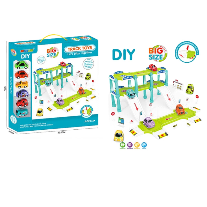 DIY Parking Lot Play Set For Kids