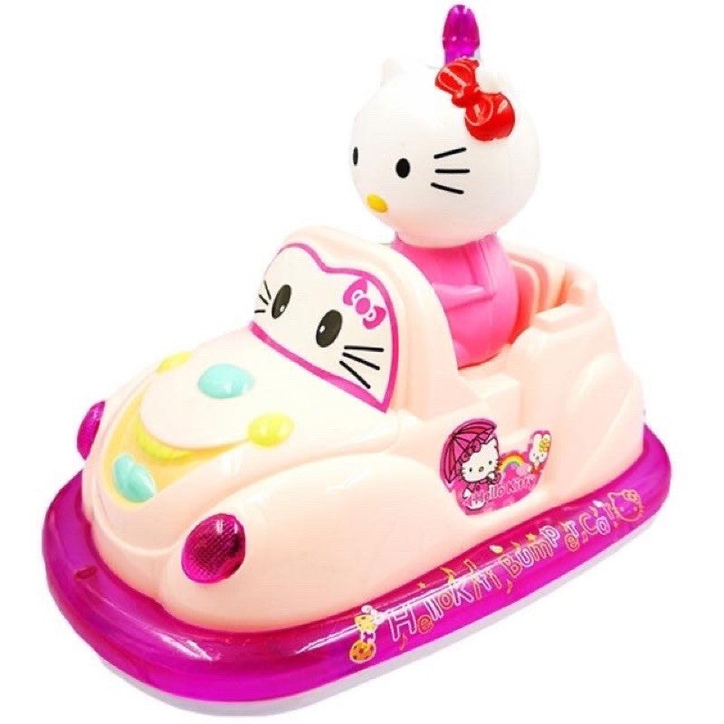 Hello Kitty Bumper Car Models Light Musical Toys