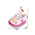 Hello Kitty Bumper Car Models Light Musical Toys