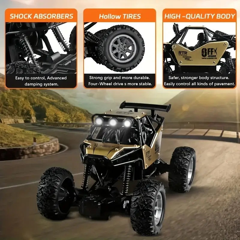 Remote Control Monster Truck Crawler For Kids