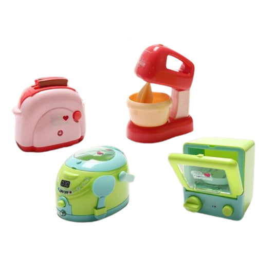 Household Appliances Toys Battery Operated Working Kitchen Utility Appliances Toy Set for Kids