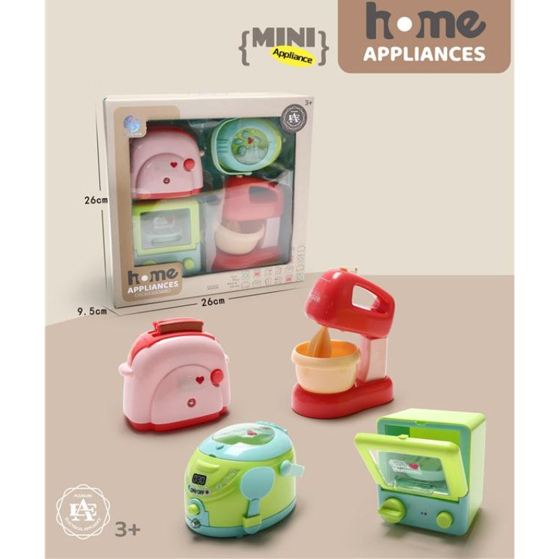 Household Appliances Toys Battery Operated Working Kitchen Utility Appliances Toy Set for Kids