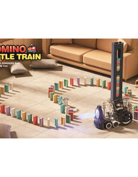 Domino Blocks Set Building and Stacking Automatic Train Toy Set for Kids
