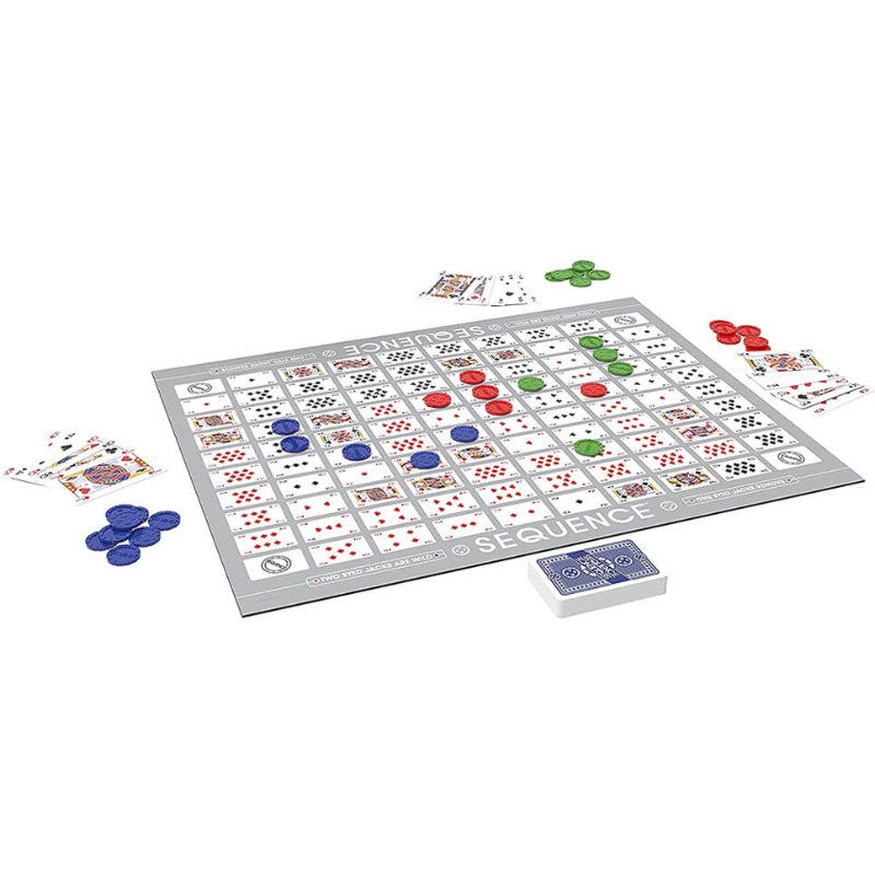 Sequence Cards and Chips Folding Board Game