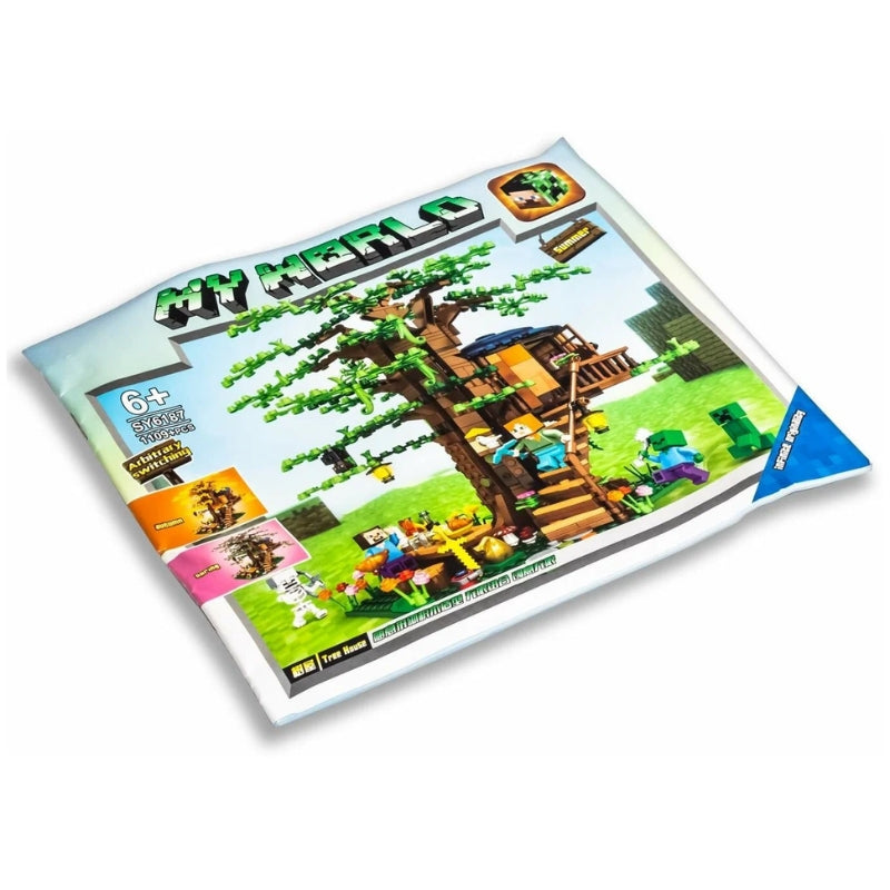 SY My World Minecraft Tree House Construction Set Toy For Kids