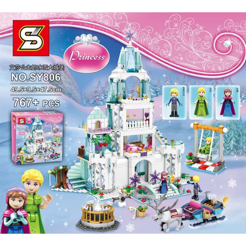 Princess Sparkling Ice And Snow Castel Girl Toy