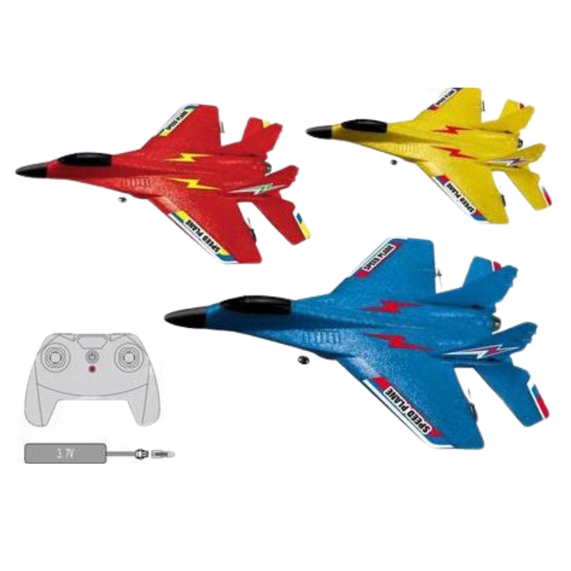 Remote Control Foam Fighter Plane MIG-29 Toy For Kids