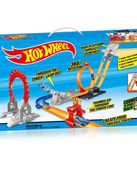 Hot Wheel Double Ring Speedway Race Track with dead loops Toy For Kids
