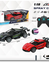 Remote Control Spray High-Speed Racing Car With Light Toy For Kids
