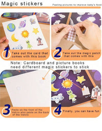 Foldable Magical Water Painting Book With Alphabet & Number Theme
