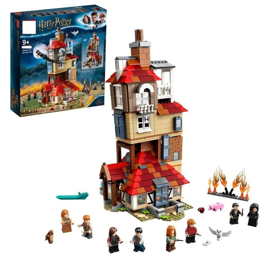 Harry Potter Attack On The Burrow Building Set Toy For Kids