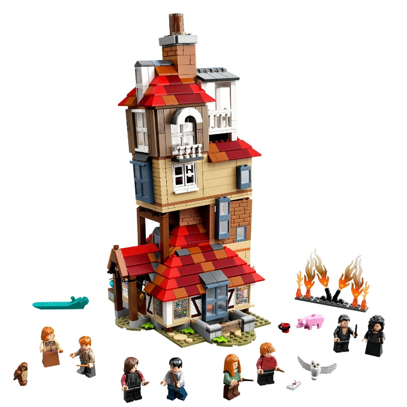 Harry Potter Attack On The Burrow Building Set Toy For Kids