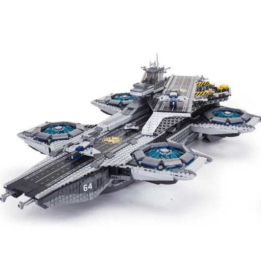 Marvel Avengers Helicarrier Brick Blocks Toy For Kids (778 Pcs)