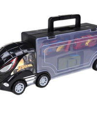 Spider-Man Transport Car Carrier Truck With 3 Alloy Cars Toy for Kids
