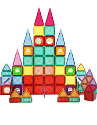 Magnetic Blocks And Tiles Building Set For Endless Creativity And Construction Fun (110 Pcs)
