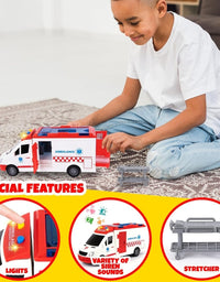 Simulation Ambulance With Multifunction Toy For Kids
