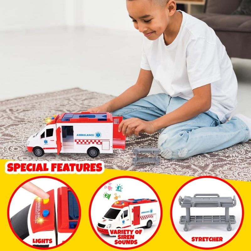 Simulation Ambulance With Multifunction Toy For Kids