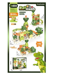 Dinosaur Roll Ball Building Blocks Track Toy For Kids
