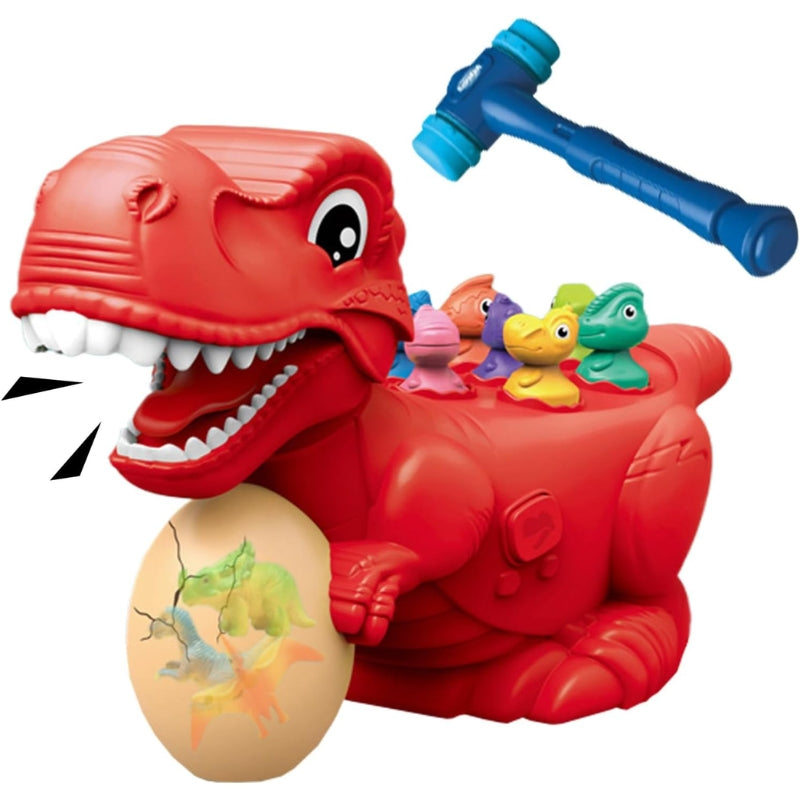 Electronic Dinosaur Whack a Mole Game With Light & Sound Toy For Kids