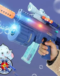 M416 Electric Bubble Gun Soft Bullet With Light & Sound Toy For Kids
