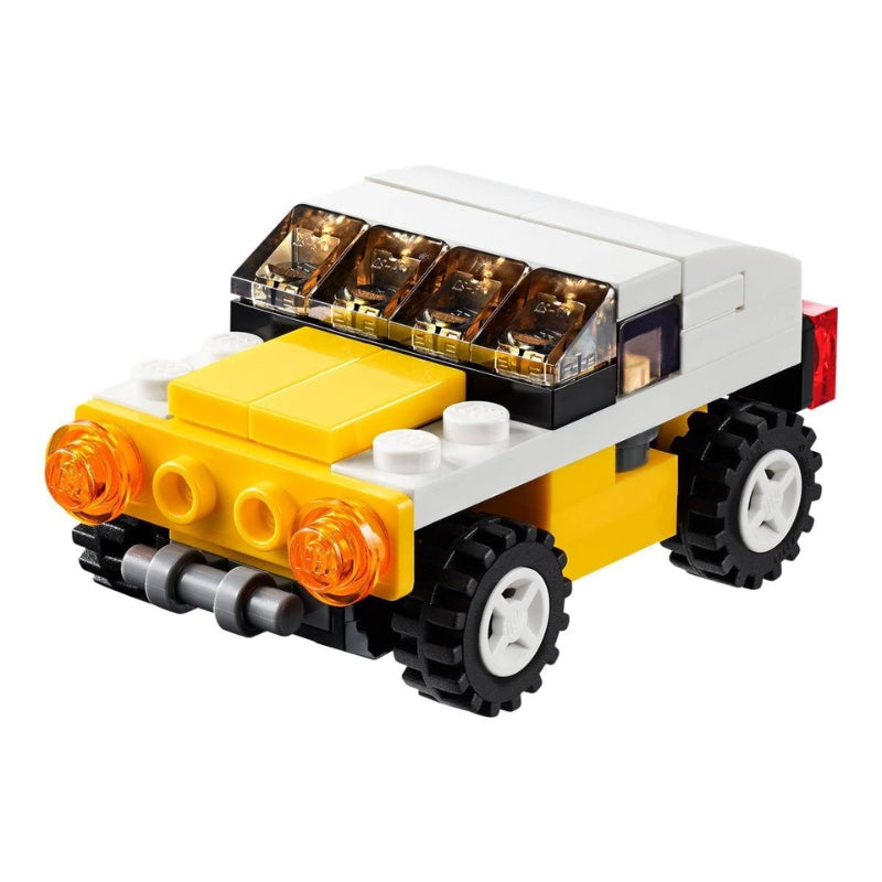 3 In 1 Architect Vehicle Transporter Brick Blocks Playset For Kids