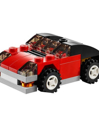 3 In 1 Architect Vehicle Transporter Brick Blocks Playset For Kids
