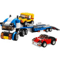 3 In 1 Architect Vehicle Transporter Brick Blocks Playset For Kids