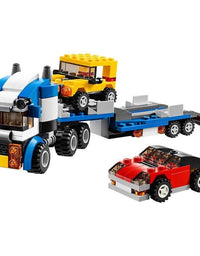 3 In 1 Architect Vehicle Transporter Brick Blocks Playset For Kids
