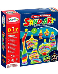 DIY Sand Art Glow In The Dark Playset For Kids
