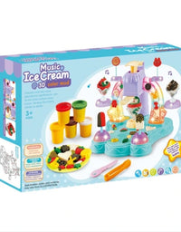 Ice Cream Machine Play Dough With Light And Music For Kids
