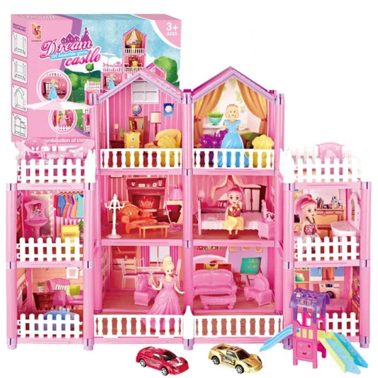 DIY Assemble Dream Castle Playset For Girls (214pcs)