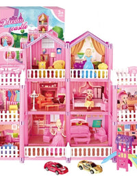 DIY Assemble Dream Castle Playset For Girls (214pcs)
