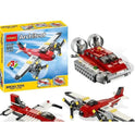 3 in 1 Architect Propeller Airplane Brick Blocks Toy For Kids (241 Pcs)