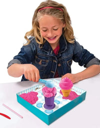 Moldable Play Sand Ice Cream Store Toy For Kids
