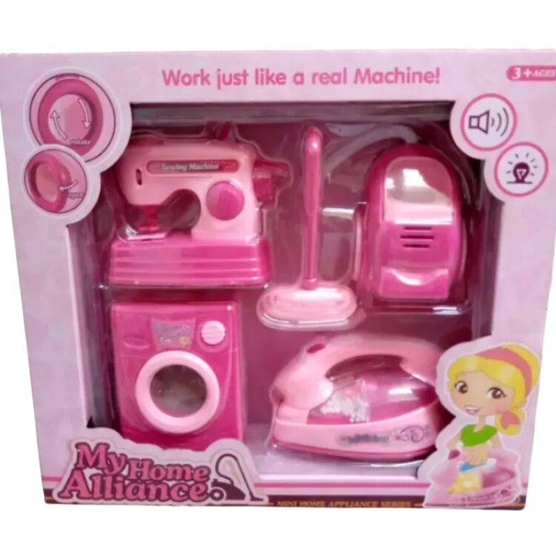 Electronic Machines With Cell Operated Play Set Toy For Girls