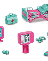 Barbie Emergency Vehicle Transforms Into Care Clinic Playset Toy For Kids
