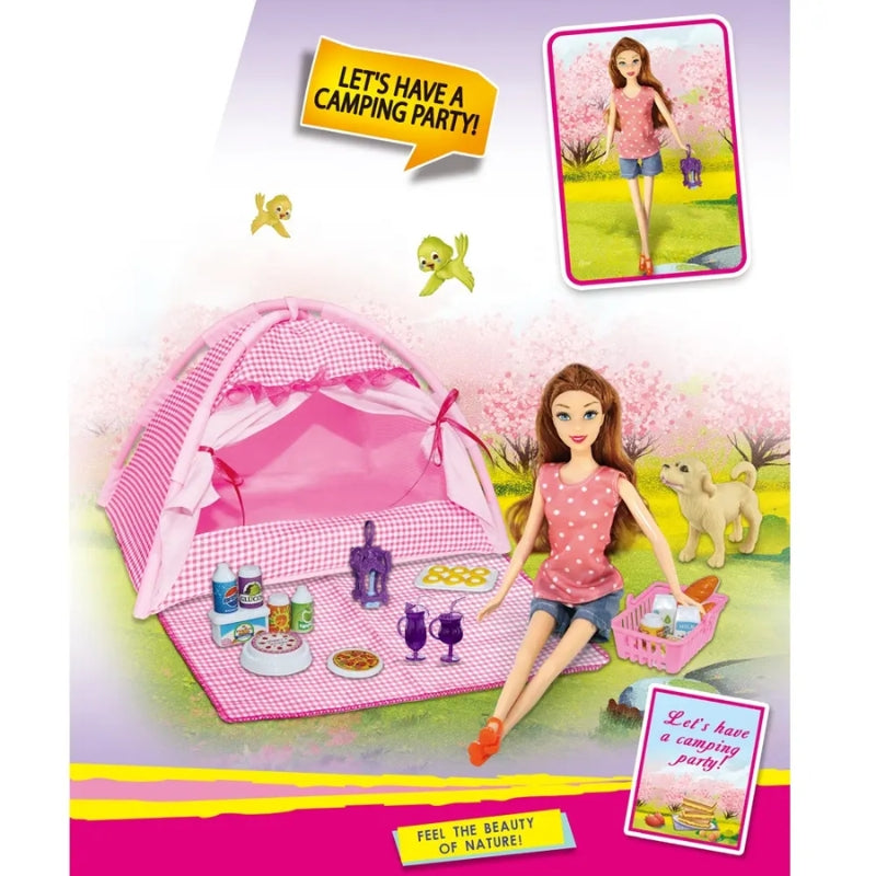 Kaibibi Camping Doll Playset For Girls