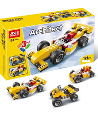 Lego 3 in 1 Architect F1 Car Brick Blocks Set Toy For Kids (121 Pcs)
