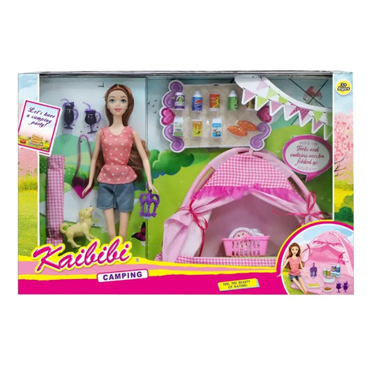 Kaibibi Camping Doll Playset For Girls