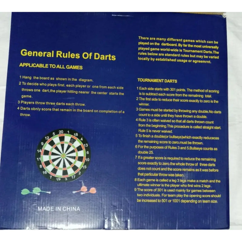 Magnetic Dart Game With 6 Darts And 17 Inches Board For kids