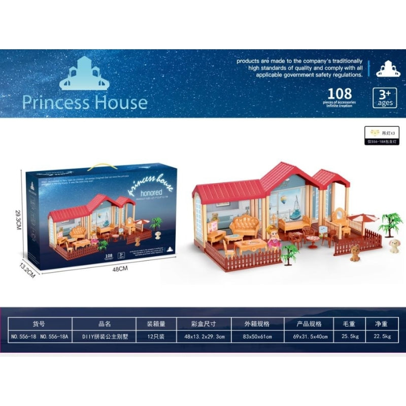 Princess Home Playset For Girls